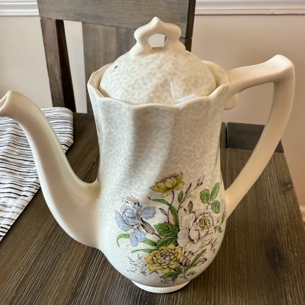 Floral Ceramic Teapot